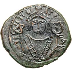 Byzantine Empire. Maurice Tiberius, 582-602. follis or 40 nummi (13.13g), Cyzicus, 2nd officina, 602