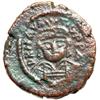 Image 1 : Byzantine Empire. Maurice Tiberius, 582-602. pentanummium or 5 nummi (2.34g), Carthage, c. 592