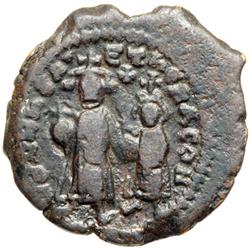 Byzantine Empire. Heraclius, Heraclius Constantine, and Martina (?). follis or 8 pentanummia (8.98g)