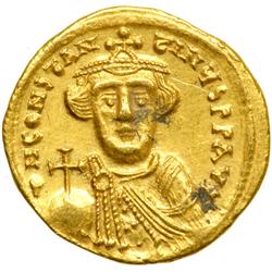 Constans II, 641-668. Gold Solidus (4.49 g) minted at Constantinople
