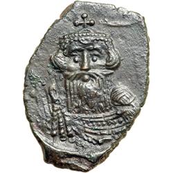 Byzantine Empire. Constans II, 641-668. follis or 40 nummi (5.5g), Syracuse, c. 651