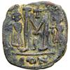 Image 2 : Byzantine Empire. Constantine IV with Heraclius and Tiberius, 668-681. follis or 40 nummi (18.53g), 