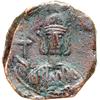 Image 1 : Byzantine Empire. Constantine IV with Heraclius and Tiberius, 668-681. half follis or 20 nummi (11.7