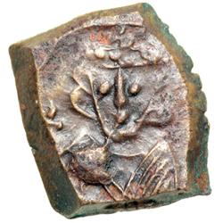 Byzantine Empire. Justinian II, first reign, 685-695. billon (?) three-quarter follis or 30 nummi (1