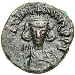 Byzantine Empire. Justinian II, first reign, 685-695. half follis or 20 nummi (4.09g), Sardinia, c. 