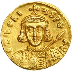 Tiberius III, 698-705. Gold Solidus (4.43 g) minted at Constantinople
