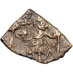 Byzantine Empire. Tiberius III, 698-705. half follis or 20 nummi (3.4g), Constantinople, 1st officin