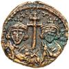 Image 1 : Byzantine Empire. Justinian II and Tiberius, 705-711. follis or 40 nummi (3.5g), Constantinople, 3rd