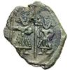 Image 1 : Byzantine Empire. Justinian II and Tiberius, 705-711. follis or 40 nummi (4.3g), Syracuse