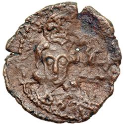 Byzantine Empire. Philippicus, 711-713. half follis or 20 nummi (1.68g), Constantinople, 2nd officin
