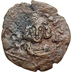 Byzantine Empire. Anastasius II, 713-715. follis or 40 nummi (3.65g), Constantinople, 2nd officina, 