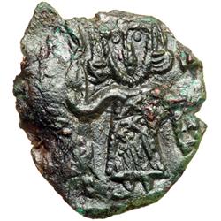 Byzantine Empire. Anastasius II, 713-715. follis or 40 nummi (1.77g), Syracuse