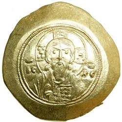 Michael VII, 1071-1078. Gold (pale metal) Histamenon Nomisma (4.34 g) minted at Constantinople