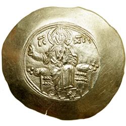 John II, 1118-1143. Electrum Aspron Trachy (4.42 g) minted at Constantinople