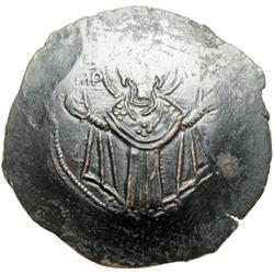 Byzantine Empire. Isaac Comnenus, Usurper in Cyprus, 1184-1191. billon trachy (4.65g), secondary min