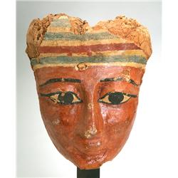 Egyptian Life Size Wooden Kah Mask