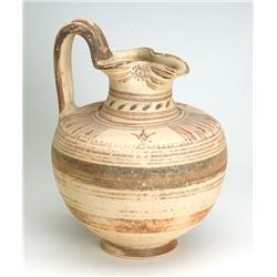 Greek Geometric Trefoil Oinochoe, circa 6th/5th century