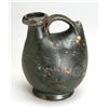 Image 1 : Greek South Italian black glazed pottery Askos. Circa 4th century B.C.
