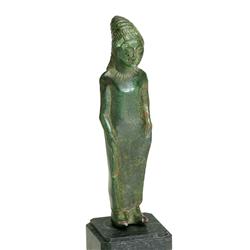 Etruscan Bronze Standing Female Votive Figure