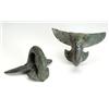 Image 1 : Etruscan matched pair of Bronze Swan Heads
