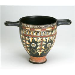 South Italian Apulian Gnathian Ornate Skyphos