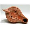Image 1 : North African Red-Ware Oil Lamp, circa 4th-5th century A.D.