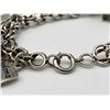 Image 8 : 2 Sterling Silver Charm Bracelets With 20 Charms