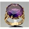 Image 2 : 10K Gold Amethyst Ring