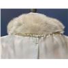 Image 13 : Vintage White Mink Coat and Black Stole