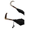 Image 1 : 2 Antique Umbrellas With Sterling Silver And Horn Handles