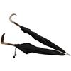 Image 2 : 2 Antique Umbrellas With Sterling Silver And Horn Handles
