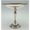 Image 2 : Sterling Silver Footed Compote With Floral Motif