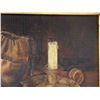 Image 8 : Still Life of Pipe and Smoking Items, Antique American School, Oil on Canvas