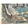 Image 3 : Pierre Eugene Cambier, Paris River Bridge, Watercolor on Paper