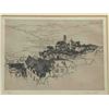 Image 1 : Redmond Stevens Wright, Cityscape, Etching on Paper