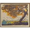 Image 1 : Sam Hyde Harris, California Landscape, Woodblock Print