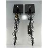 Image 2 : Pair of Geometric Modernist Kovacs Sconces