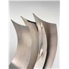 Image 10 : Abstract Modernist Geometric Steel Crescent Sculpture