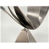 Image 8 : Abstract Modernist Geometric Steel Crescent Sculpture
