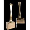 Image 1 : Eli Karpel, Mid Century Modern High Polished Bronze Candlesticks