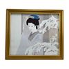 Image 1 : Tatsumi Shimura, Japanese Print of a Woman in winter Landscape