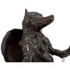 Image 2 : Japanese Burl Wood Root Sculpture of a Kitsune with Hat and Sake Jug