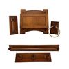 Image 1 : Custom California Mission Oak Arts and Crafts Style Bathroom Suite