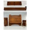 Image 2 : Custom California Mission Oak Arts and Crafts Style Bathroom Suite