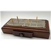 Image 2 : Antique Late 19th Century Walnut Cribbage Board
