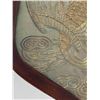 Image 13 : Antique Silk Embroidered Adjustable Walnut Screen With Phoenix Motif