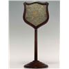 Image 3 : Antique Silk Embroidered Adjustable Walnut Screen With Phoenix Motif