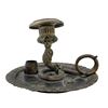 Image 2 : Antique Silverplate Dolphin Candlestick