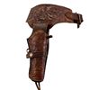 Image 1 : Tooled Leather Western Gun Holster