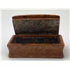 Image 11 : Antique Walnut Burl Wood Snuff Box With Sterling Silver Presentation Plaque